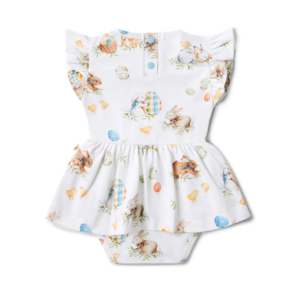 Flopsy Bunnies Short Sleeve Organic Dress