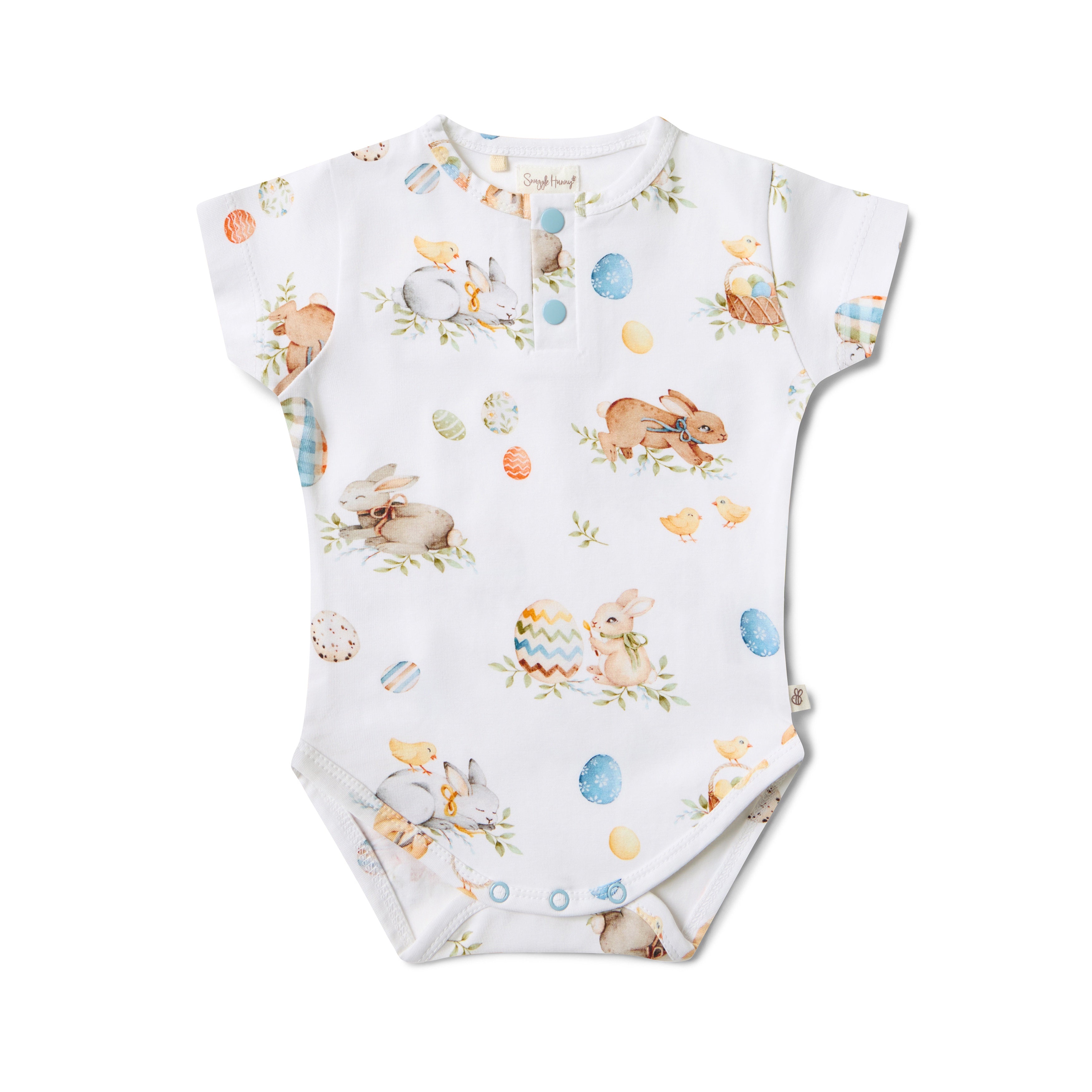 Flopsy Bunnies Short Sleeve Organic Bodysuit