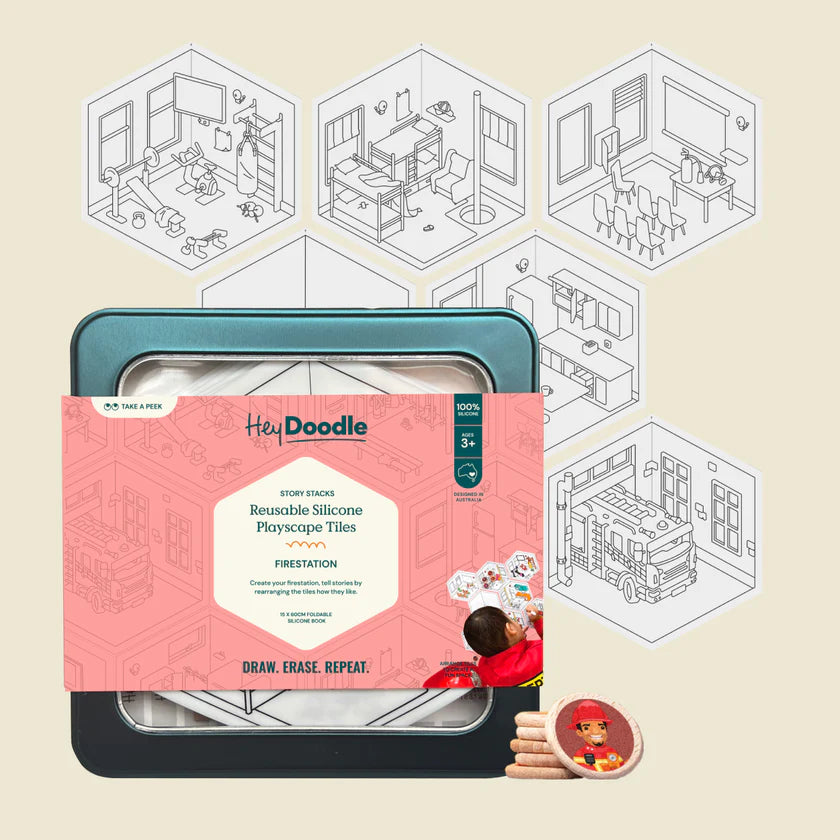 Hey Doodle Story Stacks - Firestation