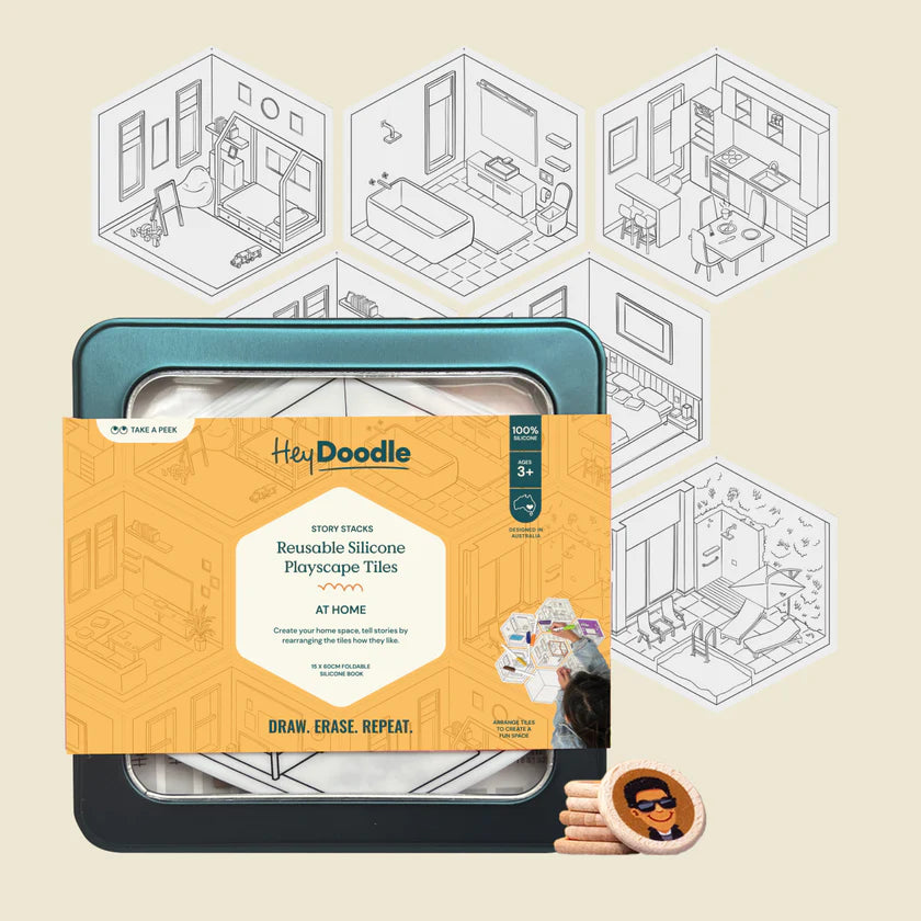 Hey Doodle Story Stacks - At Home