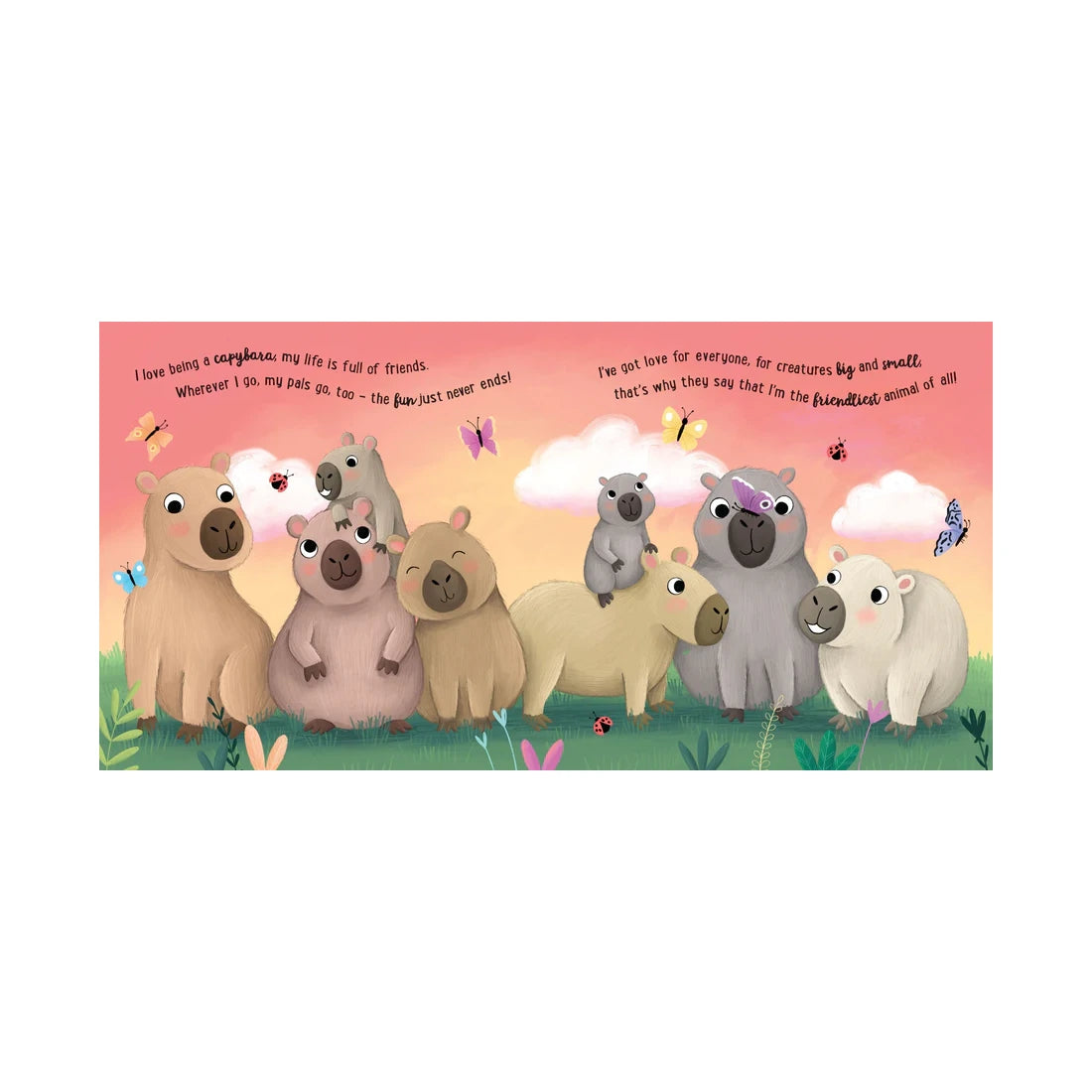 Story Time - Padded Board Book - I Love Being a Capybara