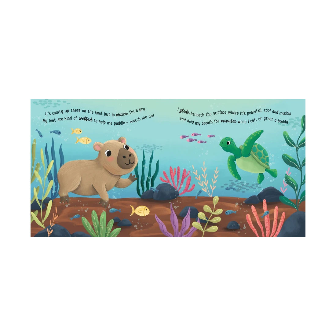 Story Time - Padded Board Book - I Love Being a Capybara