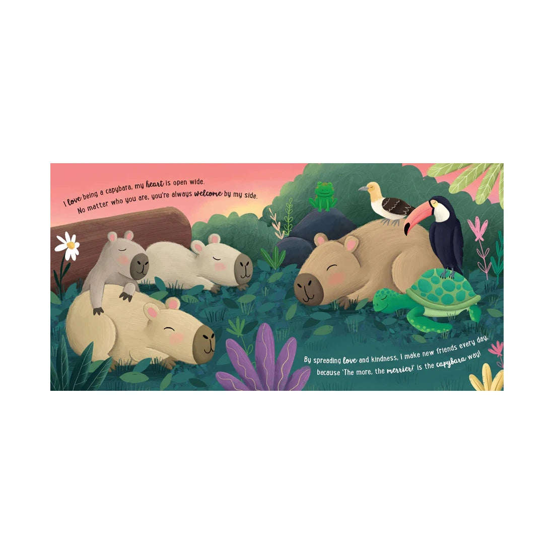 Story Time - Padded Board Book - I Love Being a Capybara