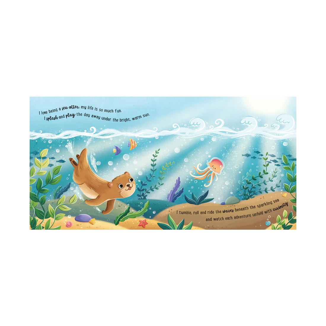 Story Time - Padded Board Book - I Love Being a Sea Otter