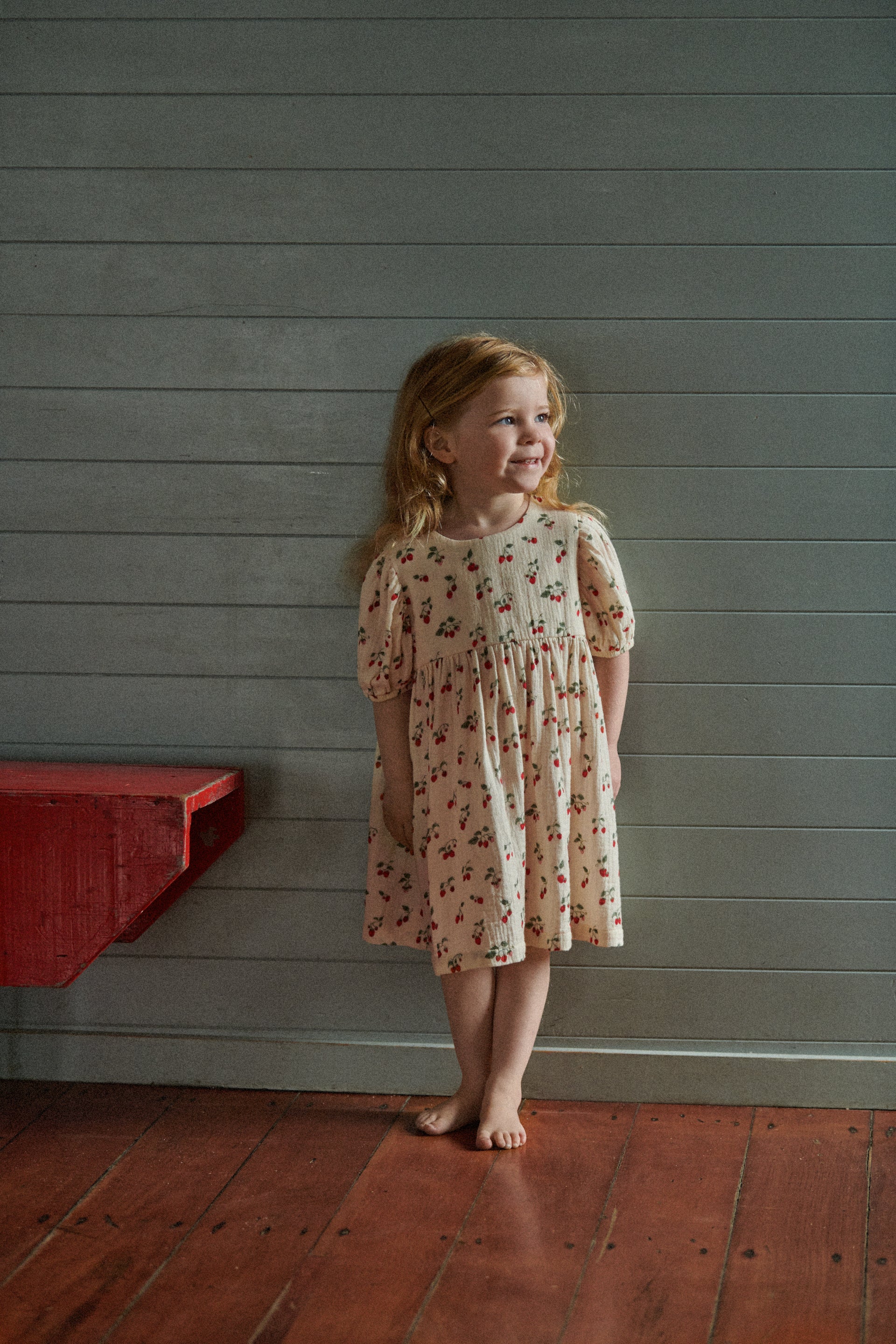Nature Baby Albertine Dress - Strawberry Blush