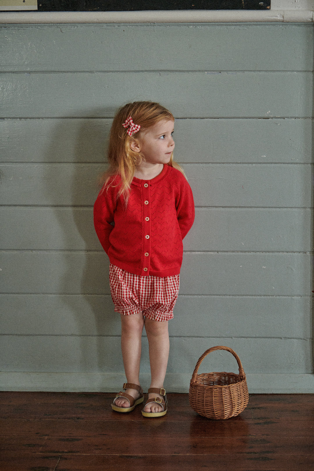 Nature Baby Betty Shorts - Red Check