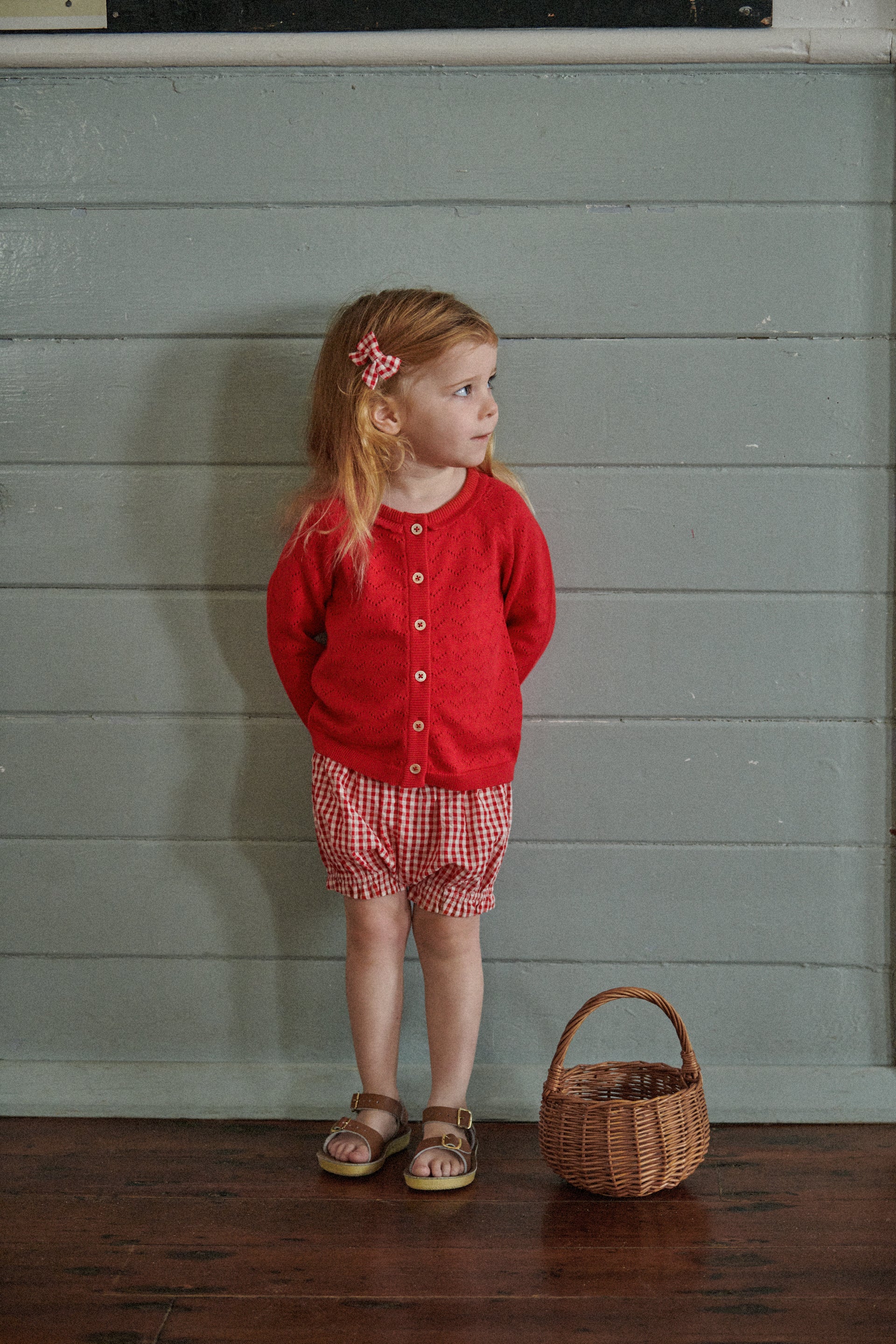 Nature Baby Betty Shorts - Red Check