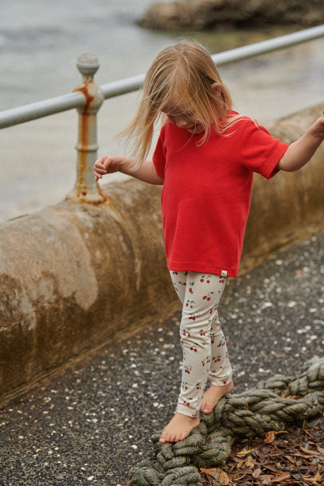 Nature Baby Leggings - Strawberry Blush
