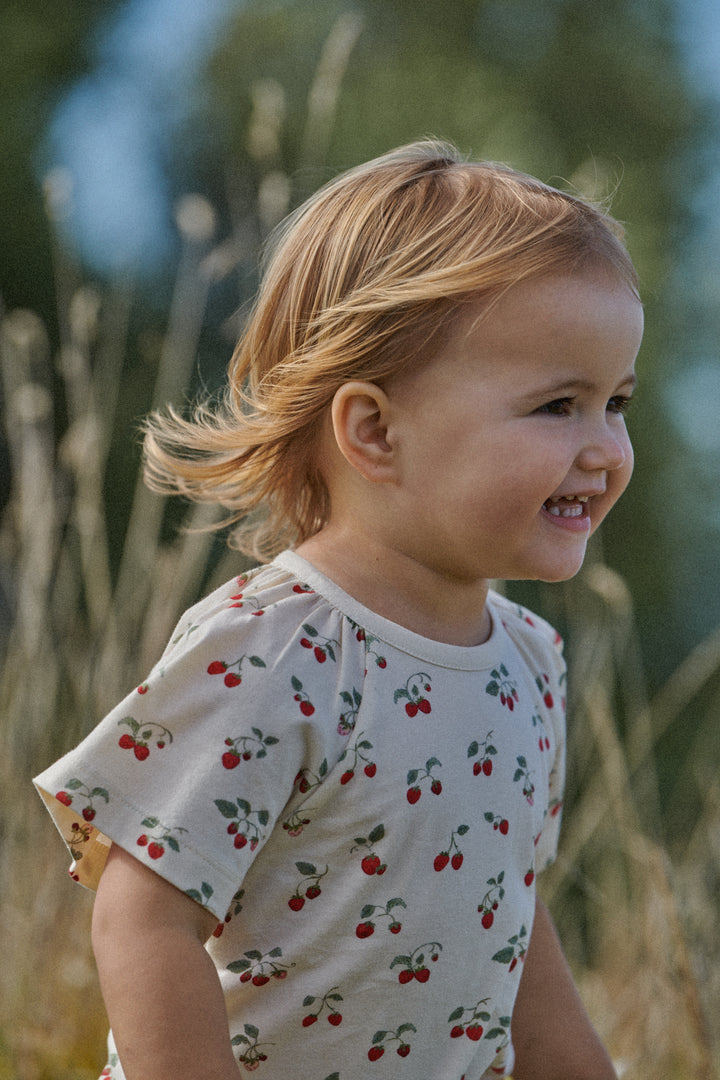 Nature Baby Faye Bodysuit - Strawberry Blush