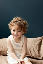 Singlet Pyjama Set - Regatta Blue Print