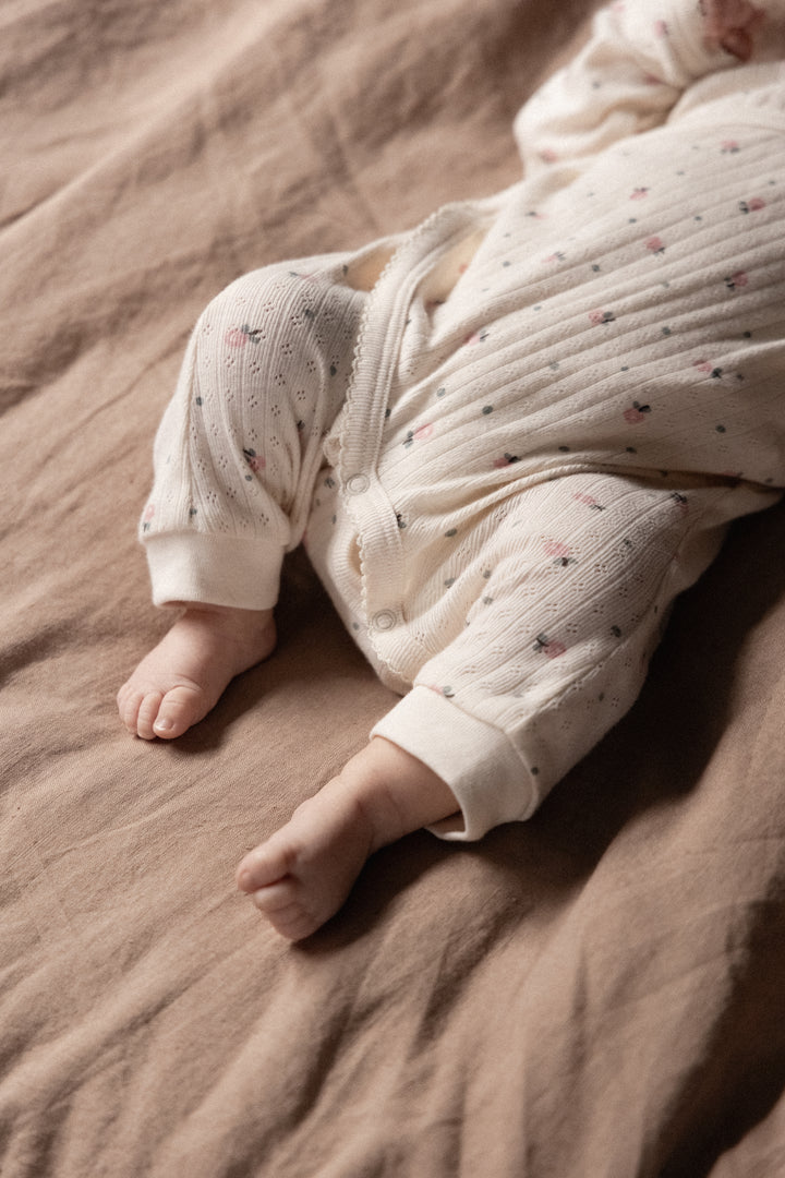 Nature Baby Kimono Stretch & Grow Pointelle - Posey Blossom