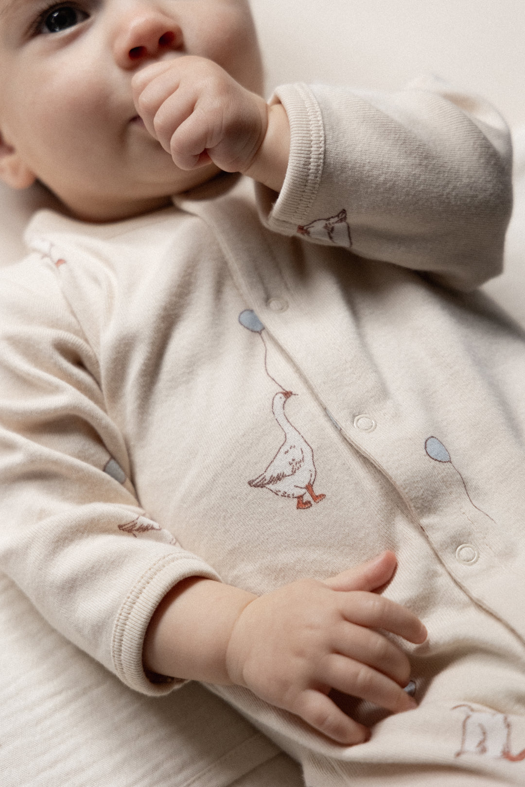 Nature Baby Stretch & Grow - Goose Lullaby Print