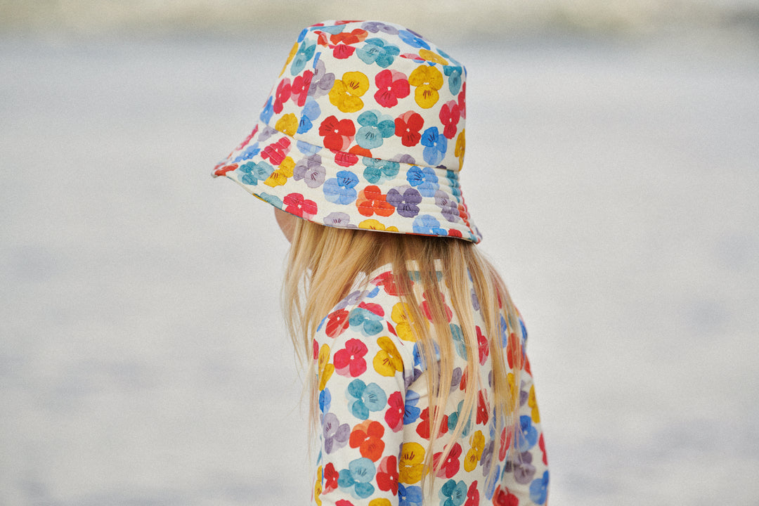 Nature Baby One Piece Bathing Swimsuit - Painted Delphine Print