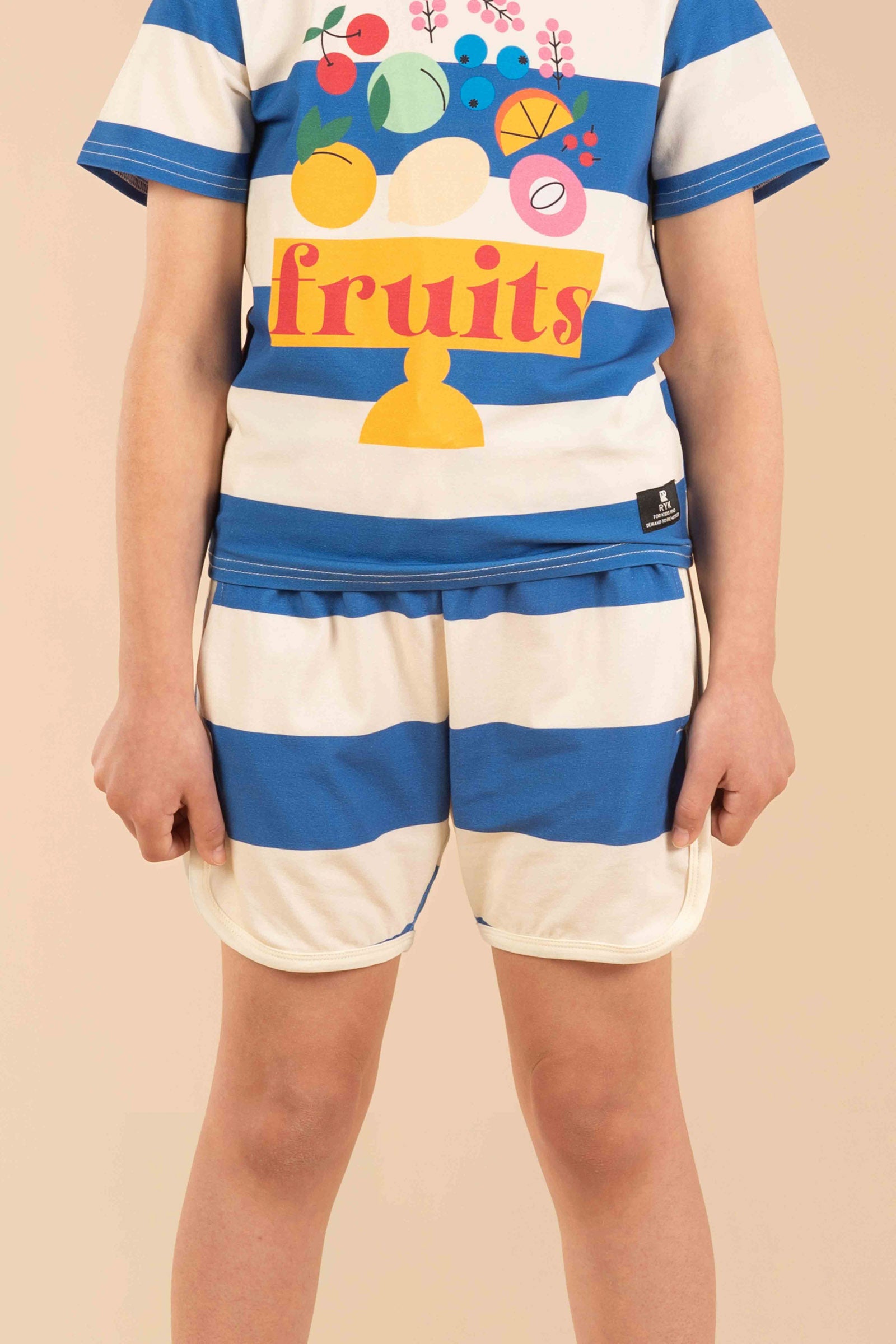 Rock Your Baby Blue Stripes Shorts