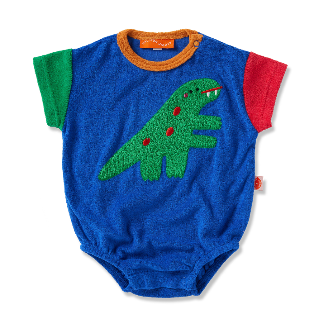 Halcyon Nights Dino Days Terry Bodysuit