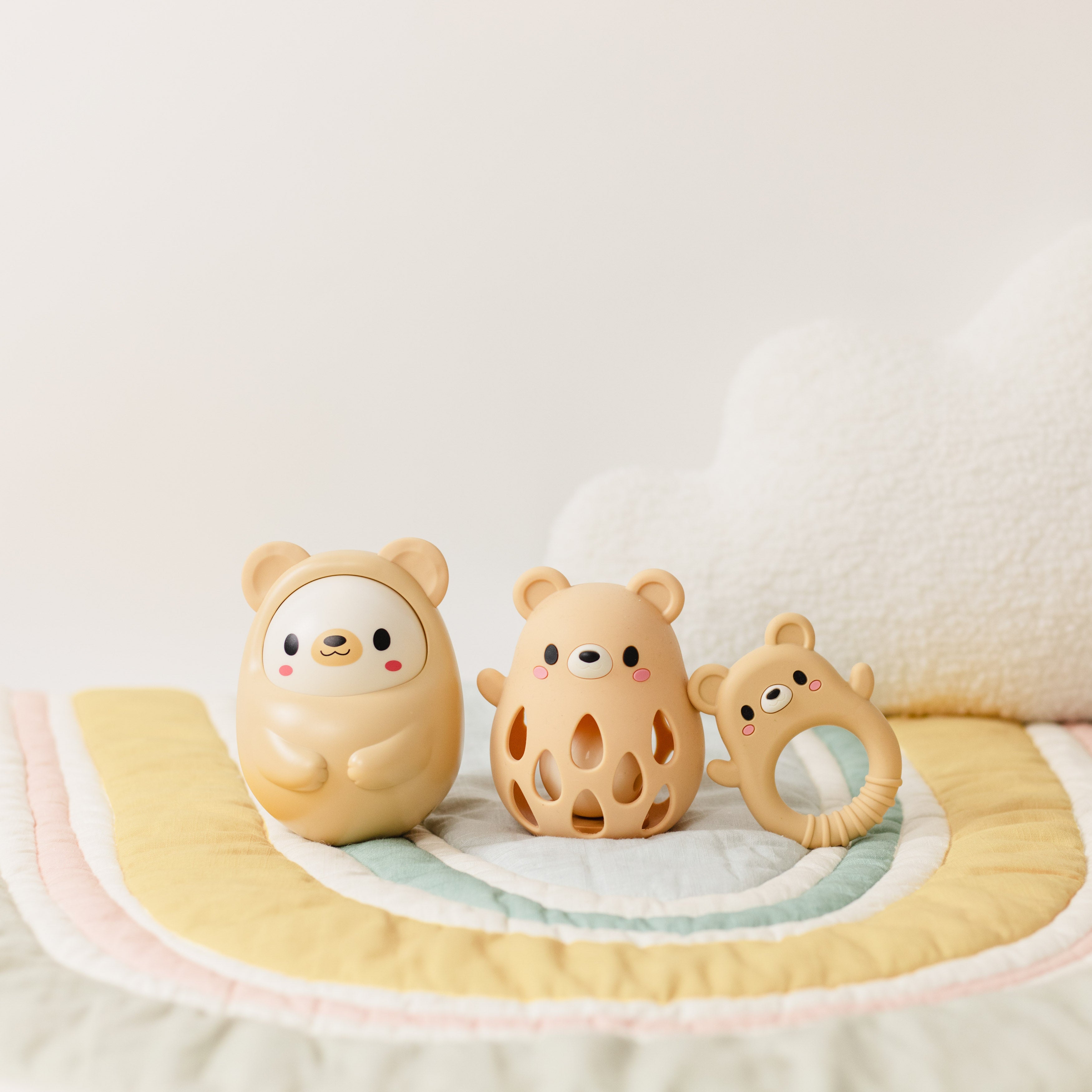 Silicone Rattle - Bear
