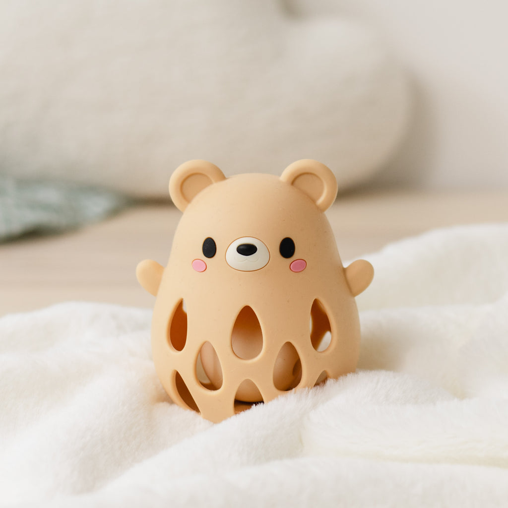 Silicone Rattle - Bear