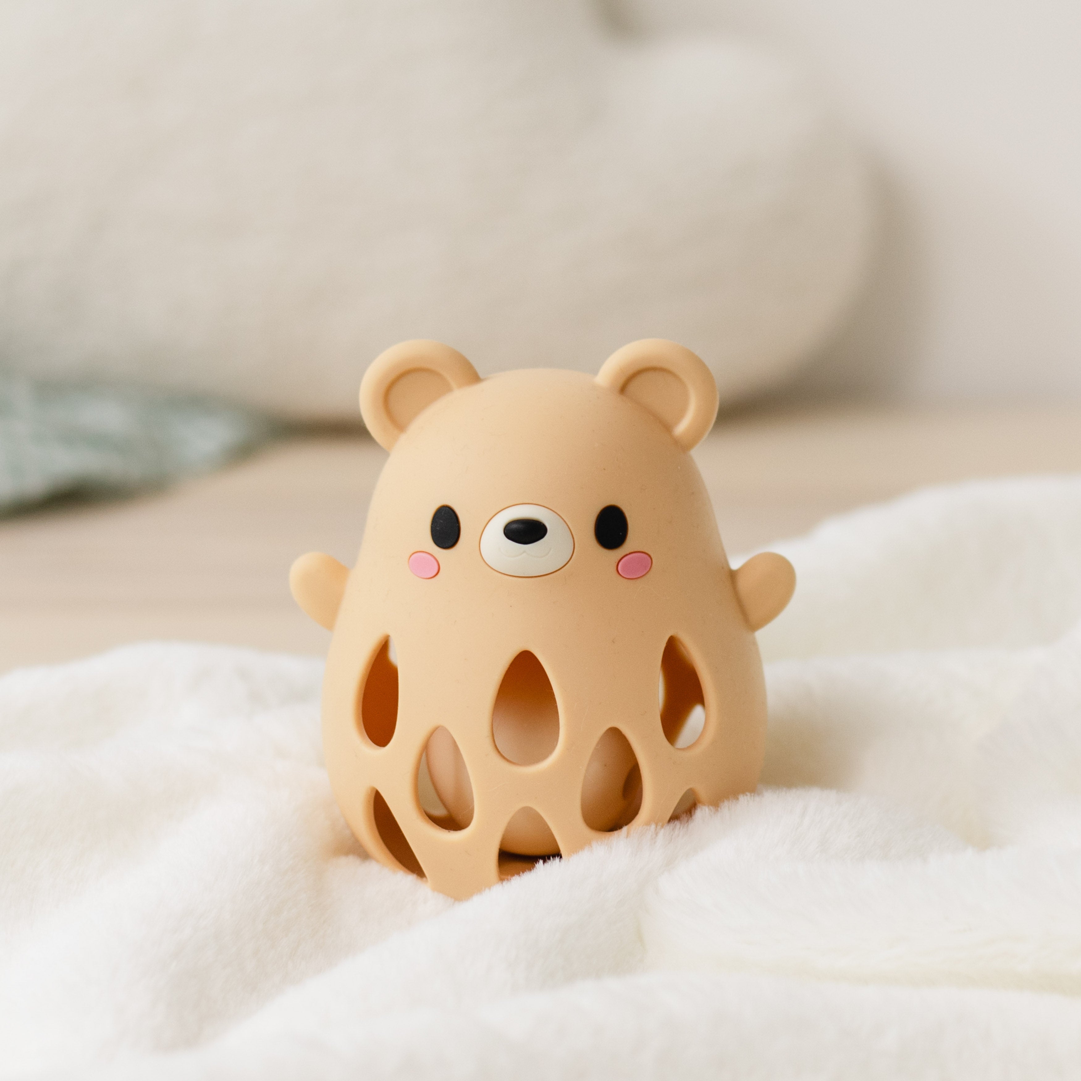 Silicone Rattle - Bear