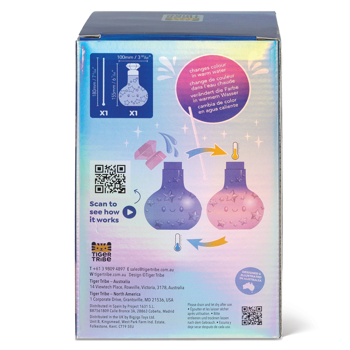 Bath Magic - Colour-Change Potion Bottle - Purple to Pink
