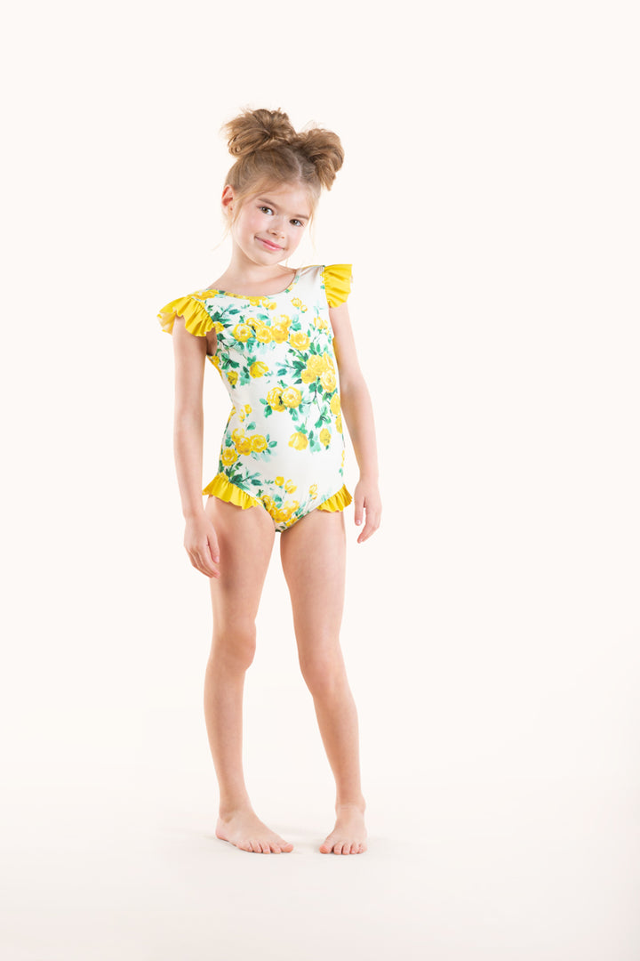 Rock Your Baby One Piece - Yellow Roses