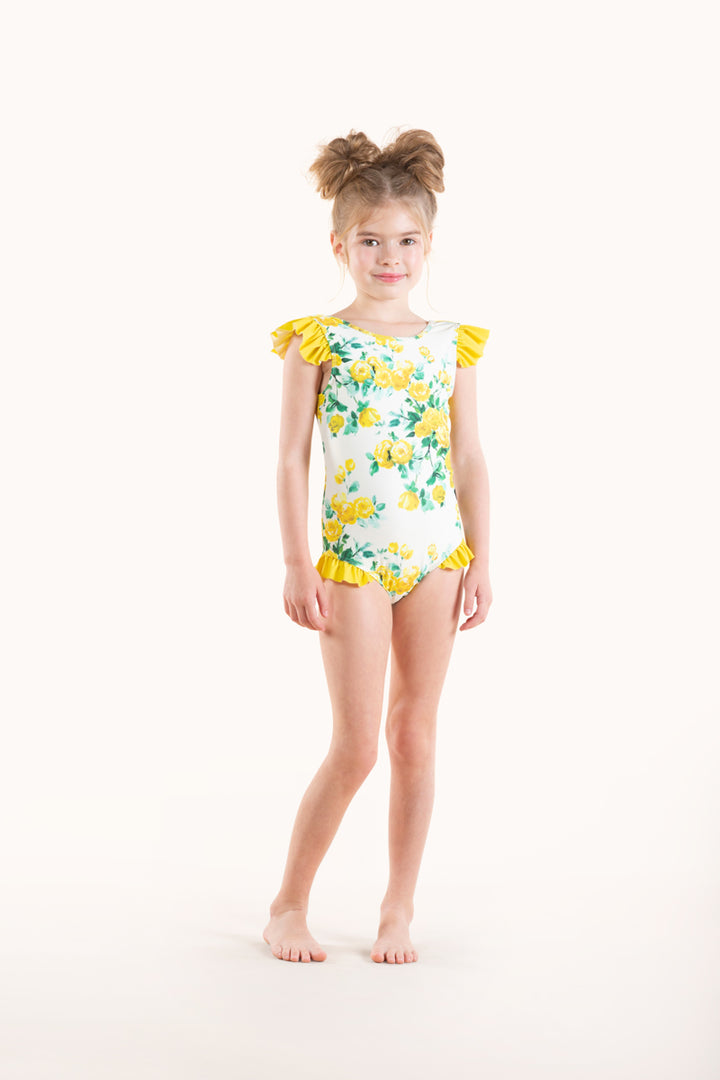 Rock Your Baby One Piece - Yellow Roses