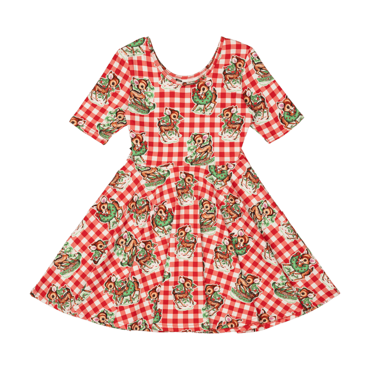 Rock Your Baby Mabel Dress - Reindeer Joy