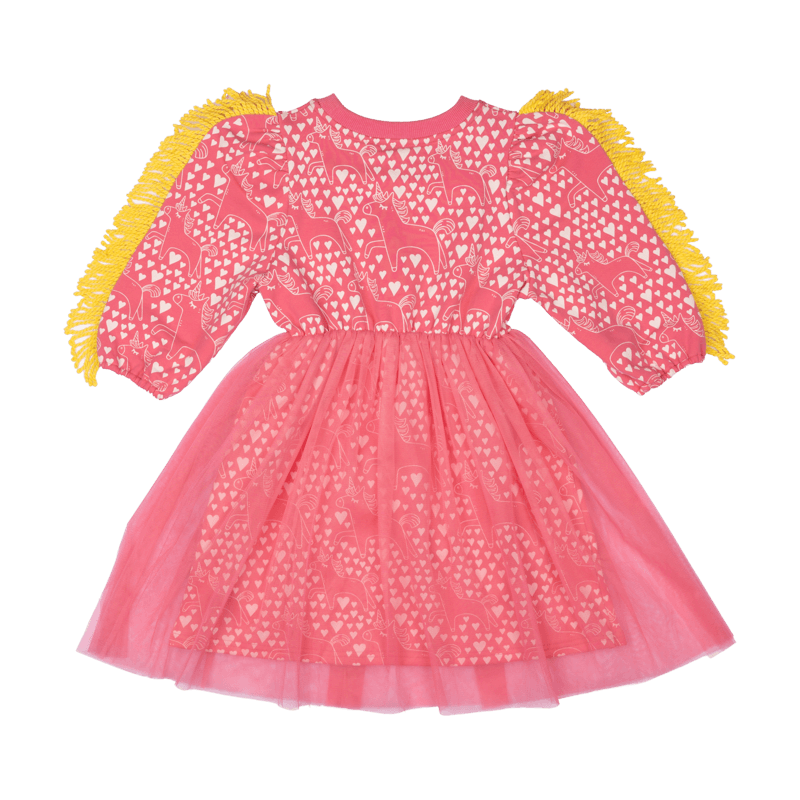 Rock Your Baby Unicorn Love Dress