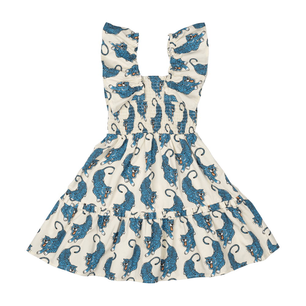 Rock Your Baby Shirred Dress - Go Tiger