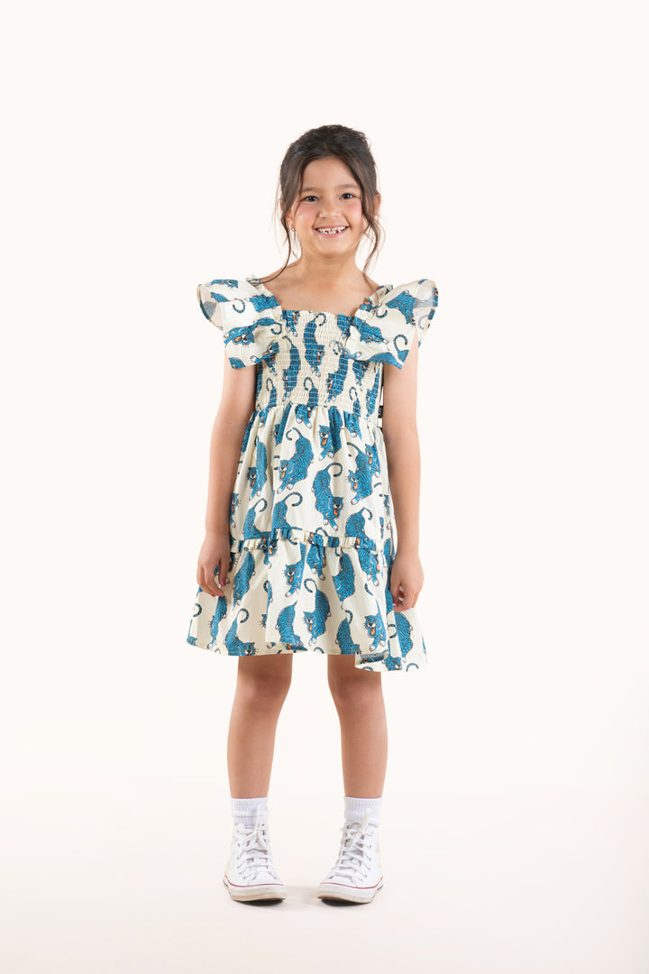 Rock Your Baby Shirred Dress - Go Tiger