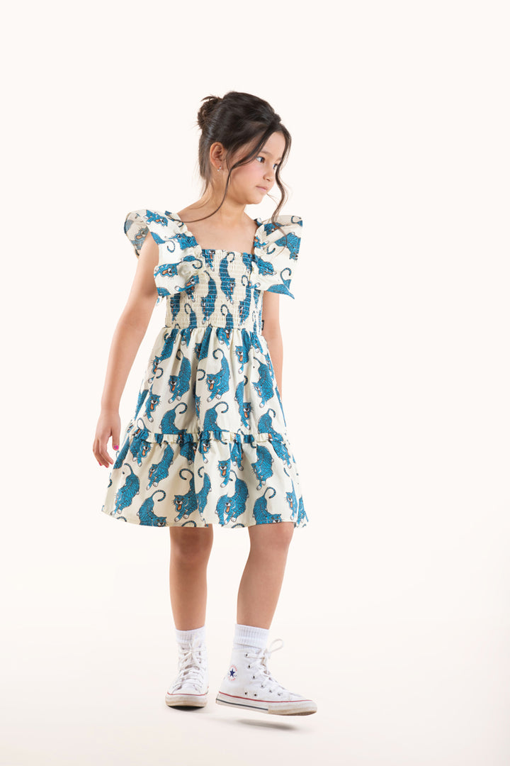 Rock Your Baby Shirred Dress - Go Tiger