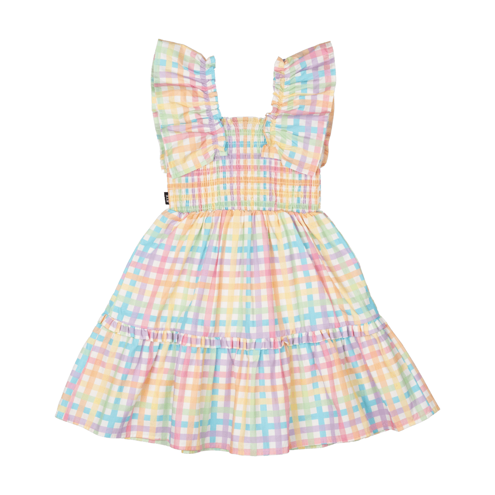 Rock Your Baby Dress - Rainbow Plaid – Daisy and Hen