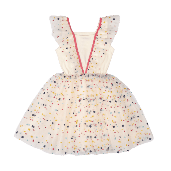 Rock Your Baby Christmas Angel Dress - Cream