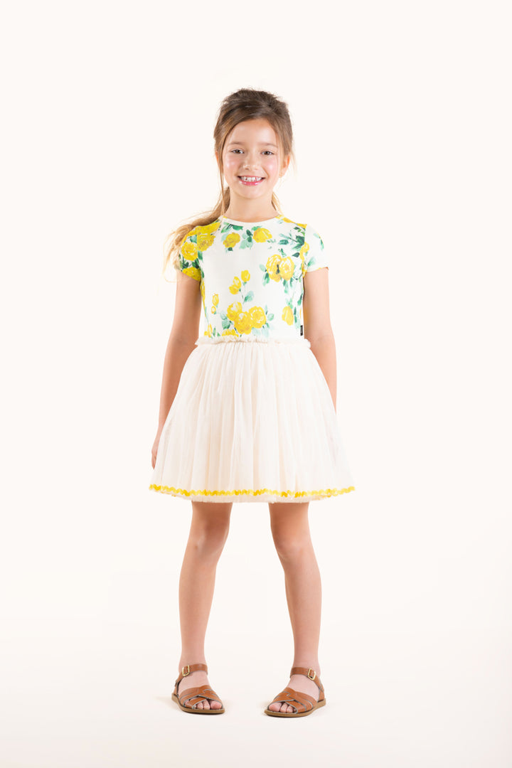 Rock Your Baby Circus Dress - Yellow Roses