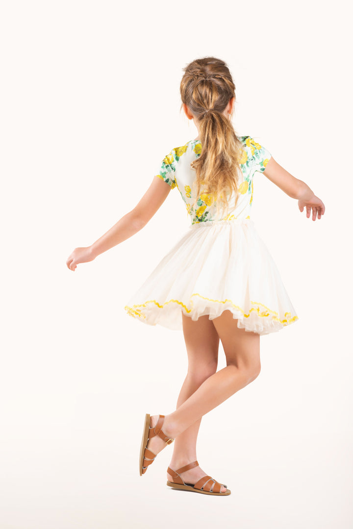 Rock Your Baby Circus Dress - Yellow Roses