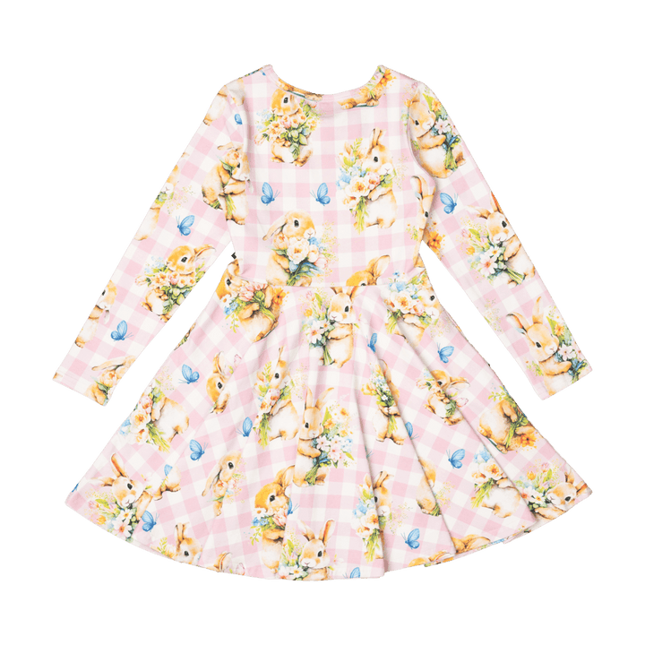 Rock Your Baby Waisted Dress - Bunny Bouquet