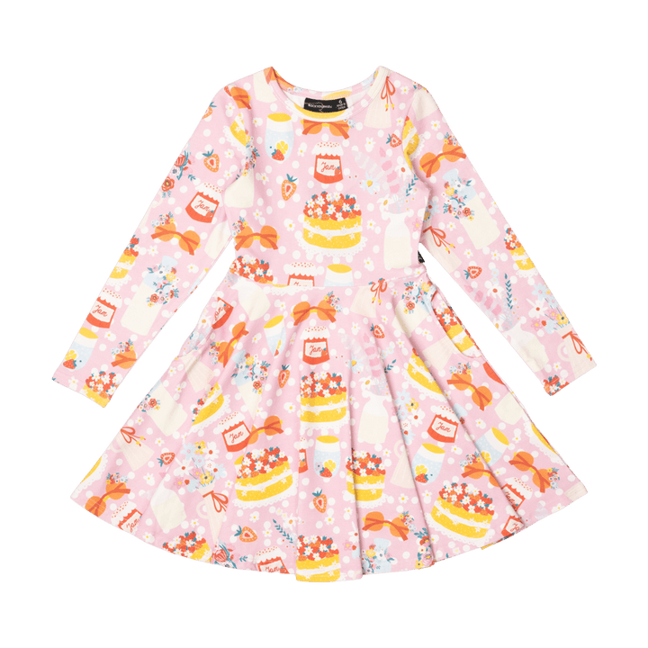 Rock Your Baby Waisted Dress - Party Time Pink