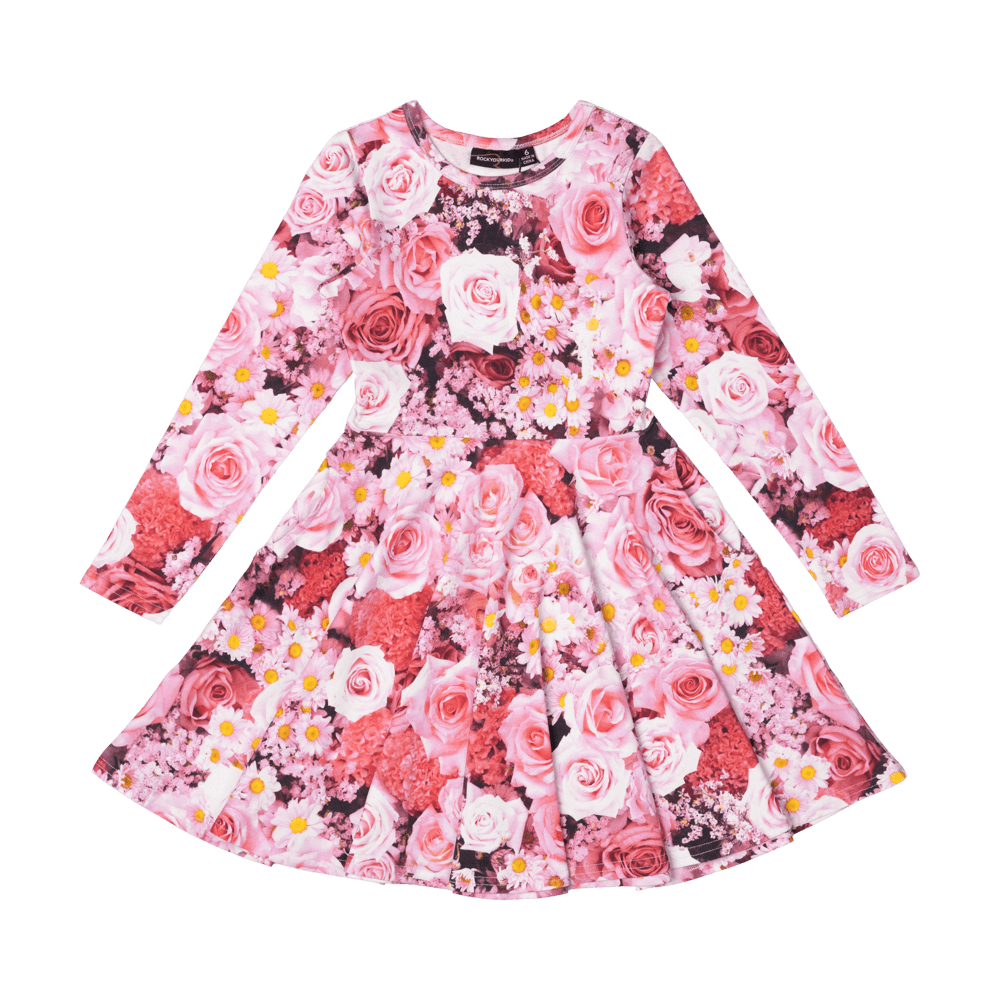 Rose Garden Waisted Dress
