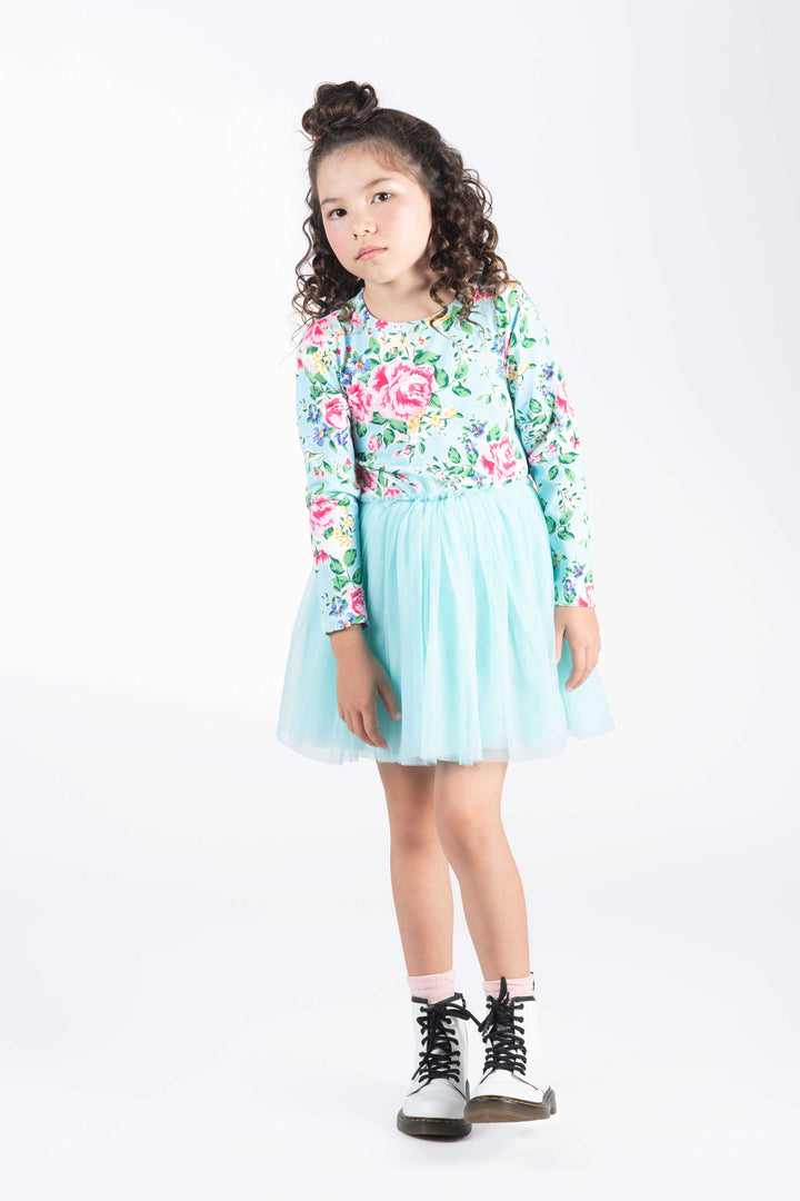 Rock Your Baby Blue Garden Circus Dress