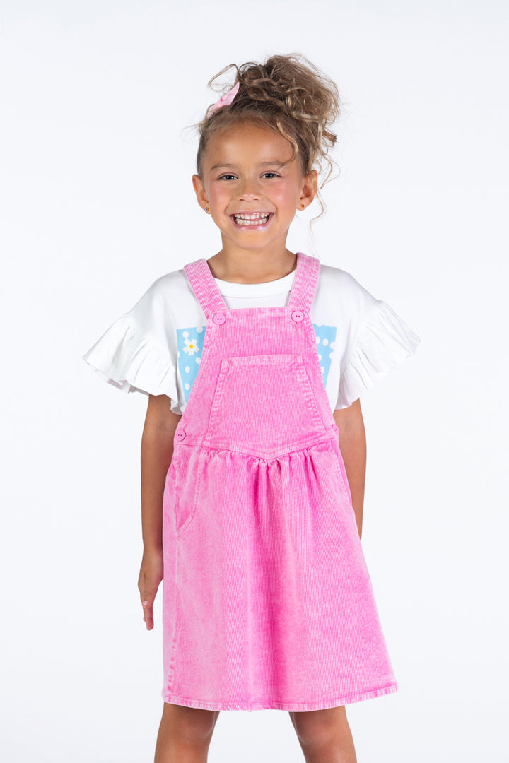 Rock Your Baby Cord Dress - Pink