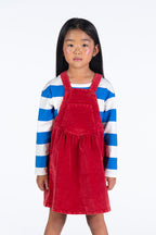 Cord Dress - Red
