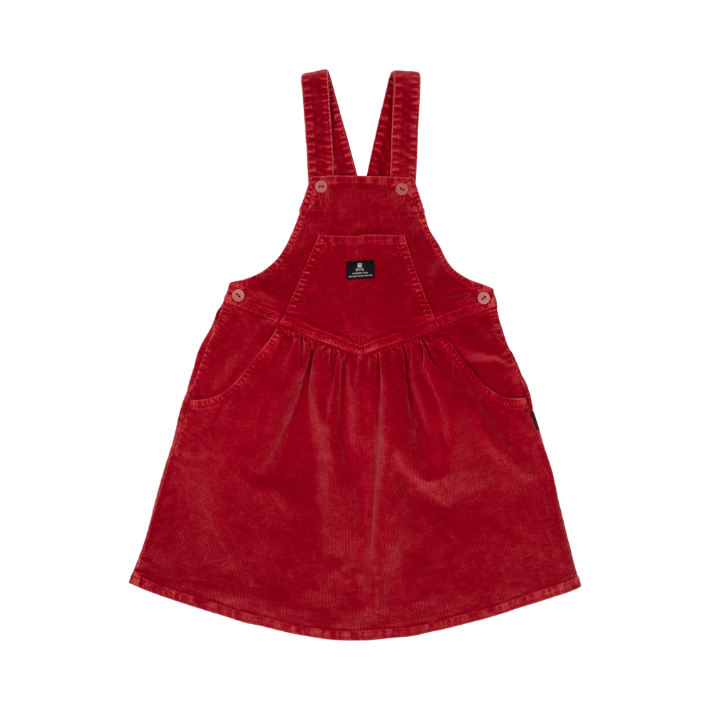 Rock Your Baby Cord Dress - Red
