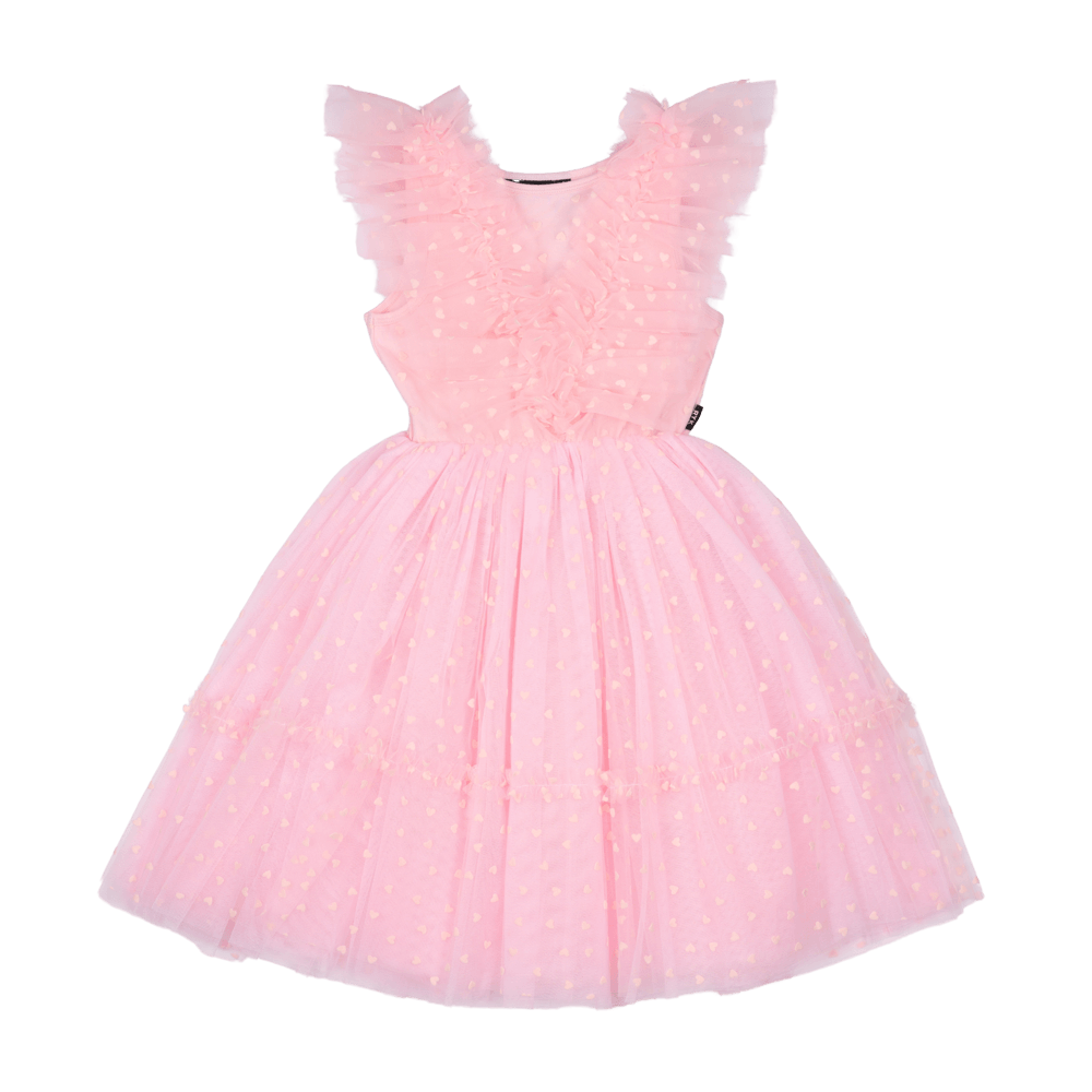 Rock Your Baby Tulle Party Dress - Pink Heart