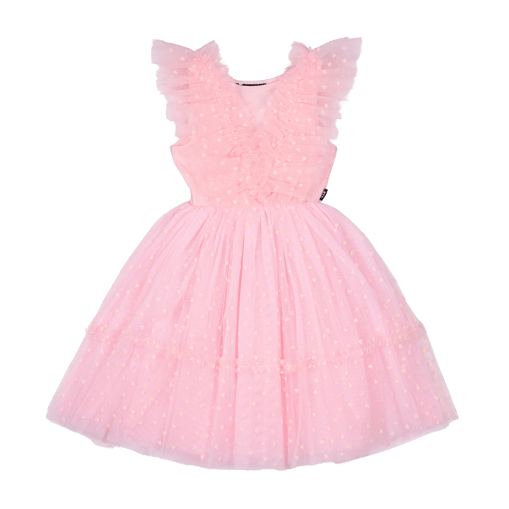 Rock Your Baby Tulle Party Dress - Pink Heart