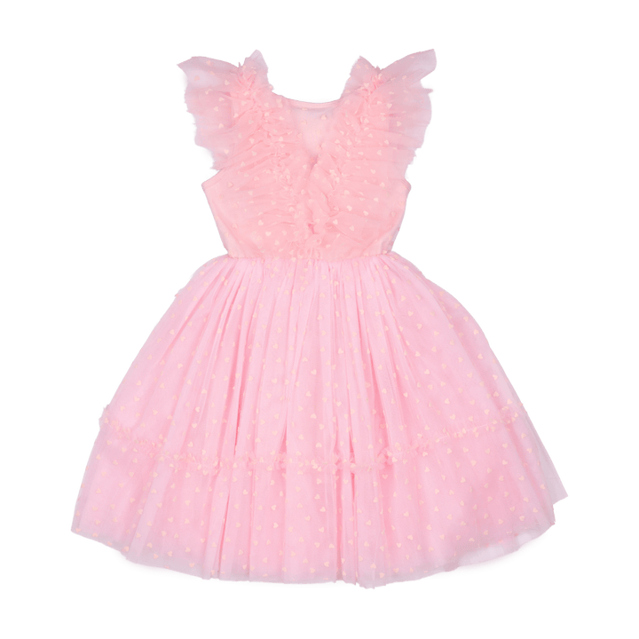 Rock Your Baby Tulle Party Dress - Pink Heart