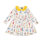 Peter Pan Dress - High Seas