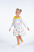 Peter Pan Dress - High Seas