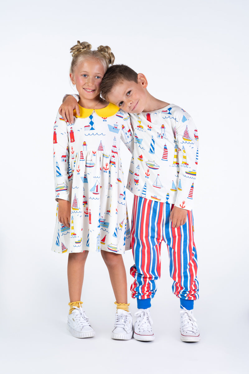 Peter Pan Dress - High Seas
