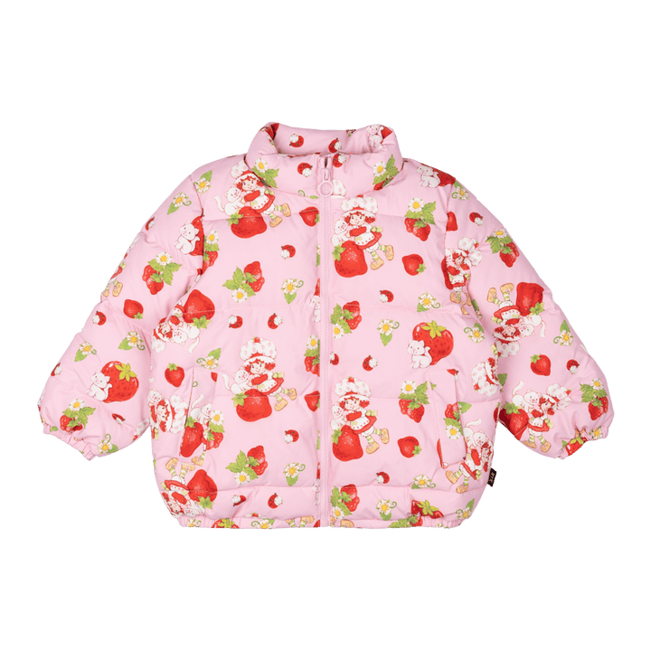 Rock Your Baby Padded Jacket With Lining - Strawberries Forever