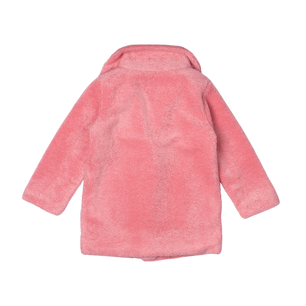 Rock Your Baby Pink Faux Sherpa Jacket