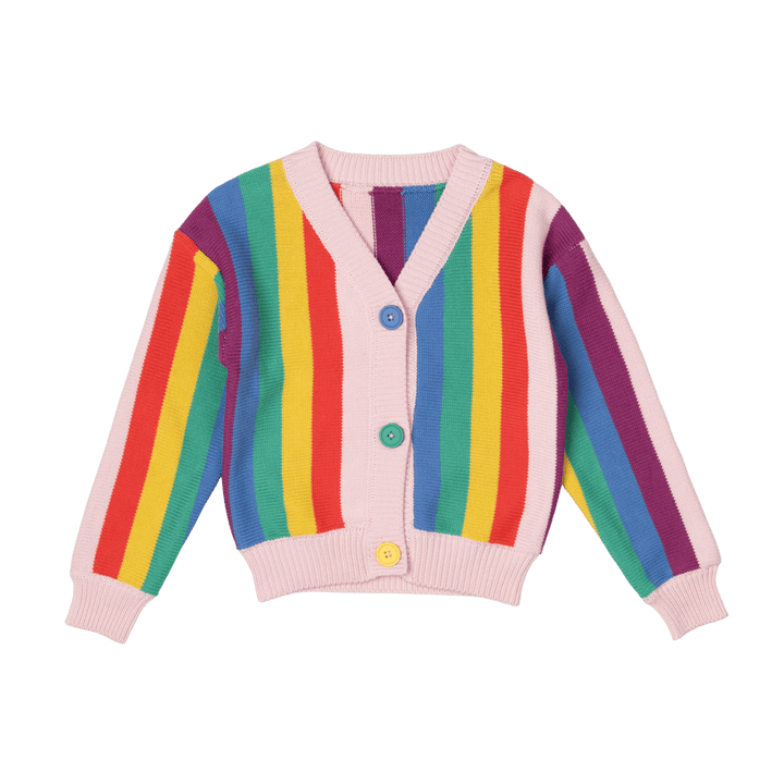 Rock Your Baby Rainbow Knit Cardigan